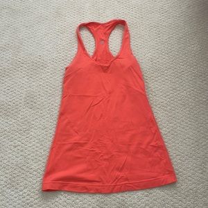 Lululemon Orange Racerback Tank 6